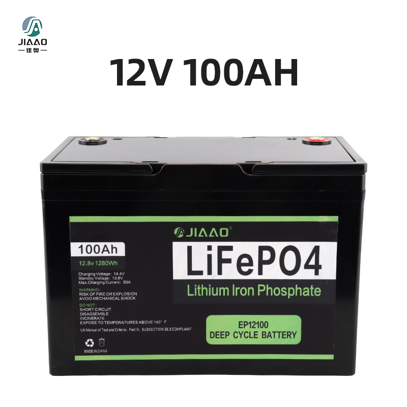 12v 100ah sol litiumjon server litium golf cart lifepo batteri batterier