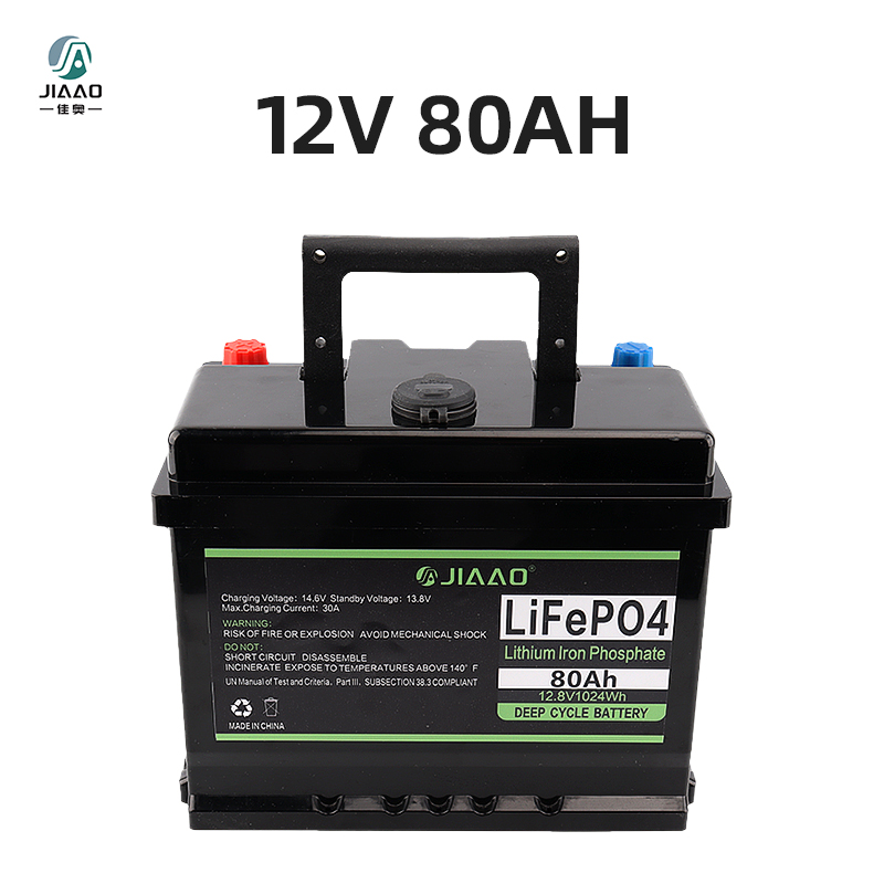 LFP Solar Battery 12v 80ah Lifepo4 Batteri Litiumion Batteri